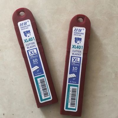 購入 安全スナップオフナイフ 25mm 18mm SK2 カーボン・スティール 切断刃 内箱の梱包用 126mm オンライン製造
