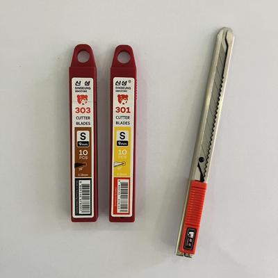 購入 シンスン S506 9mm スナップオフナイフ PPF用 スク2刃と鋼のナイフボディ オンライン製造