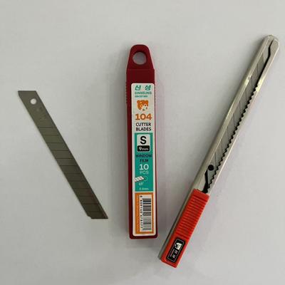 購入 紙をスムーズかつ精密に切る銀の9mm切片刃 オンライン製造