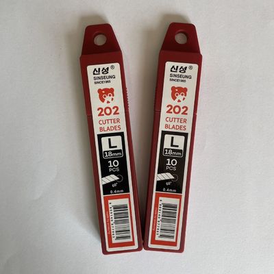 カードボード シルバー 大型 シンセング L202 18mm スナップオフ ブレード 交換