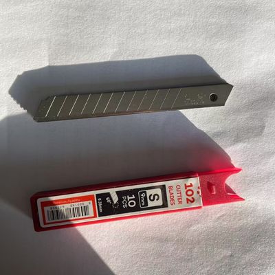 12セグメント 9mm カッターユーティリティナイフ スナップブレード Sk2 高炭素鋼 60度アングル