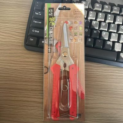 オレンジ柄 多用途 スニップ 硬さ HRC 58-60 耐生性 SK5 鋼刃